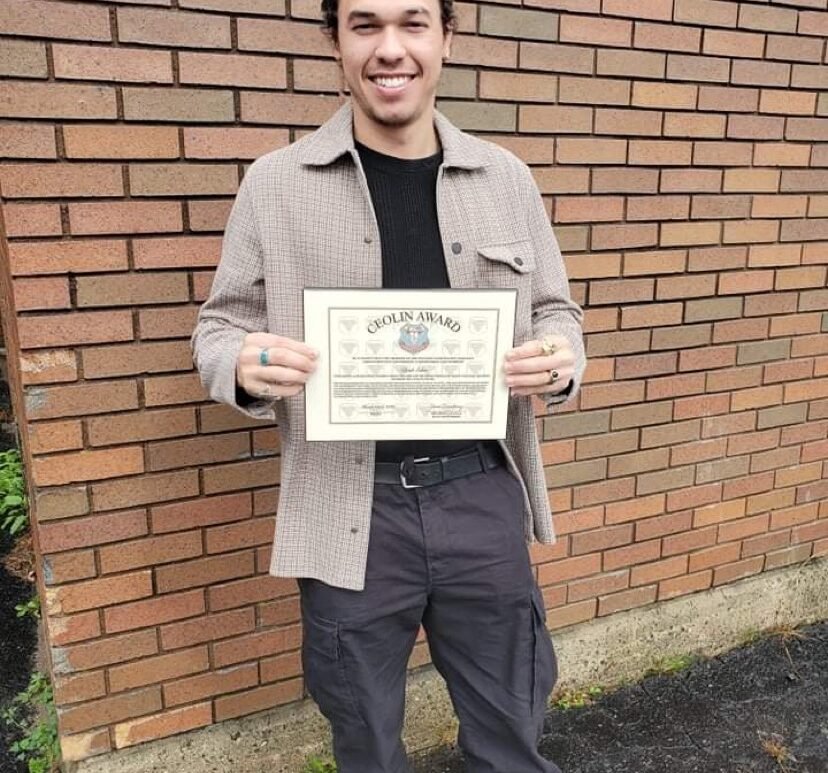 2021 Walter Ceolin Bursary Award recipient Elijah Eden